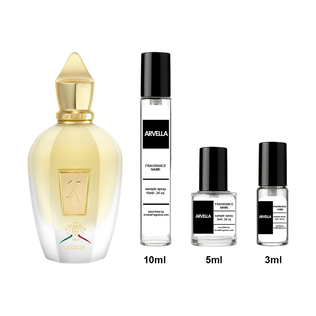 Xerjoff Naxos Sample 10ml Spray - Arvella Fragrance